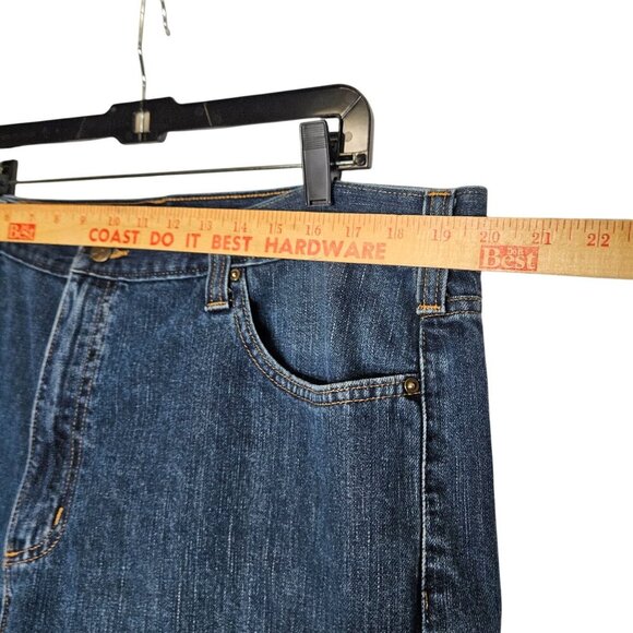 Carhartt Mens Blue Denim Jeans 40x30 Relaxed Fit Straight‎ Leg Medium Wash - Picture 5 of 8